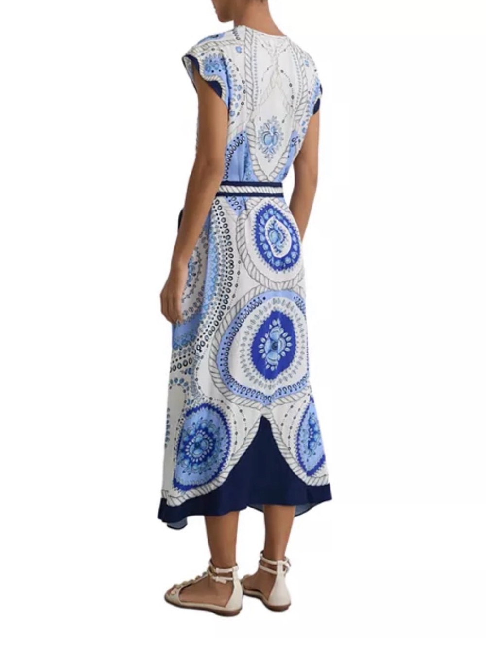 REISS Heidi Midi Dress in size 6 - Picture 2 of 6